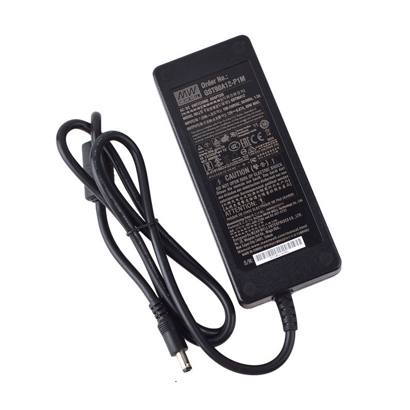 MeanWell DC12V 6.67A 80W GST90A12 AC To DC Reliable Green Industrial LED Power Adaptor MeanWell DC12V 6.67A 80W GST90A12 AC To DC Reliable Green Industrial LED Power Adaptor